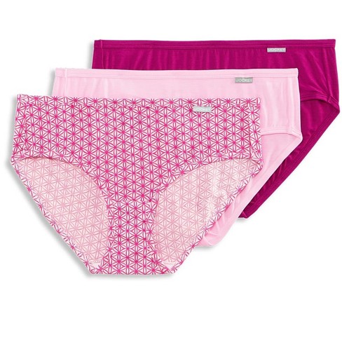Jockey Women's Underwear Supersoft Bikini - 3 Pack, Crochet Tile
