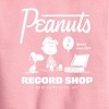 Boys' - Peanuts - Record Shop Graphic Long Sleeve Fleece Sweatshirt - 2 of 4