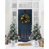 3-foot pre-assembled snowflake Christmas tree, 2-pack, with 78 LED lights, 8 modes, suitable for indoor and outdoor decoration - 2 of 4