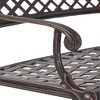 Syemin Patio Modern Accent Chairs, Outdoor Conversation Chairs, with Leisure Used, for Backyard, Garden, Brown, 65"*27"*32.75" - 3 of 4