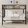 Bellemave Twin Over Twin Metal Bunk Bed for Kids, Sturdy Steel Frame with Ladder & Guardrails, Convertible Into 2 Beds, No Box Spring Needed - 4 of 4