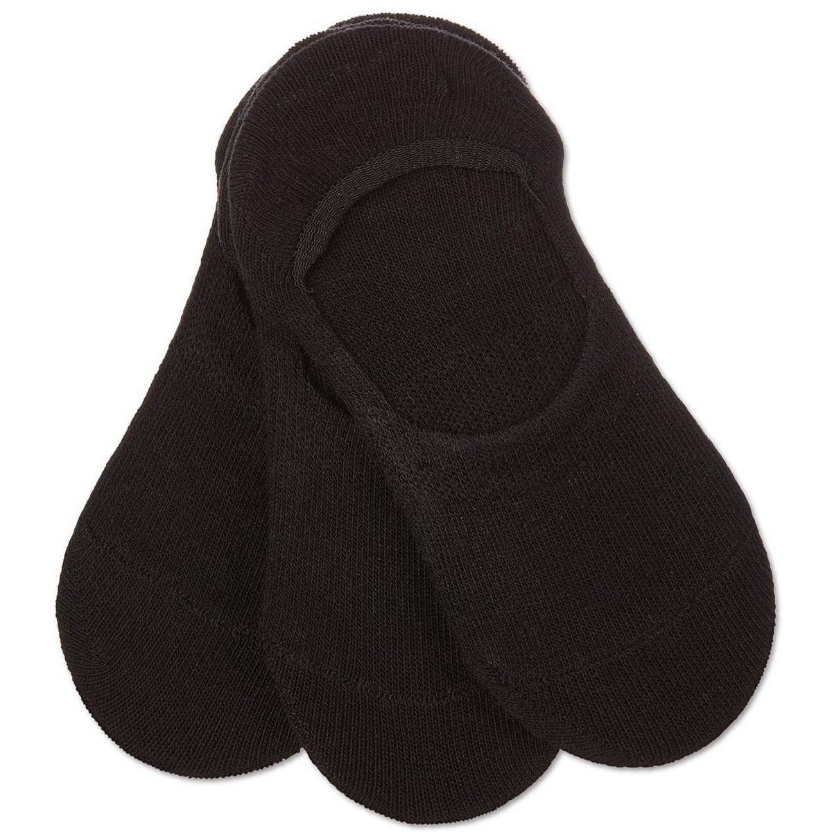 Memoi Girls' 3 Pair Pack Hi-Cut Liner Socks