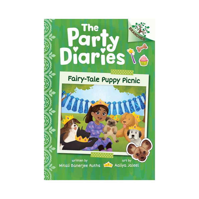 Fairy-Tale Puppy Picnic: A Branches Book (the Party Diaries #4) - (The Party Diaries) by Mitali Banerjee Ruths, 1 of 2