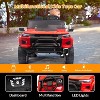 Pink 24V Kids Ride On Truck Car With Remote Control Two Seater Led Lights Mp3 Bluetooth Spring Suspension And Usb Port Pink - 3 of 4