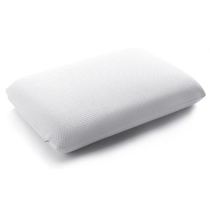 Cheer Collection Memory Foam Bed Pillow with Breathable Zip-off Cover - White - 1 of 4