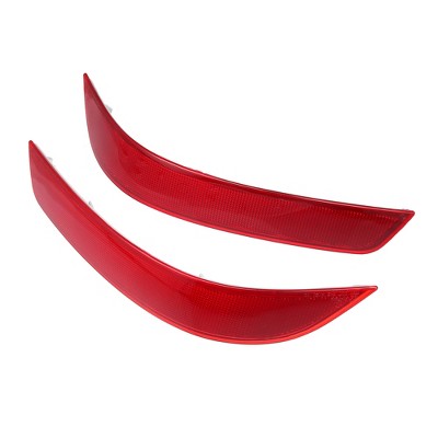 Unique Bargains Rear Bumper Reflector Light 1648200974 for Mercedes-Benz GL450 4.7L V8 2010-2012 ABS Red Gray