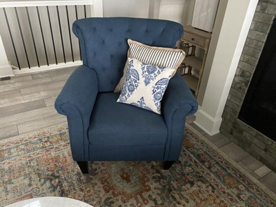 Merrit tufted best sale club chair