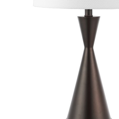 Colton 26" Oil Rubbed Bronze Iron LED Table Lamp Set with USB Charging Port