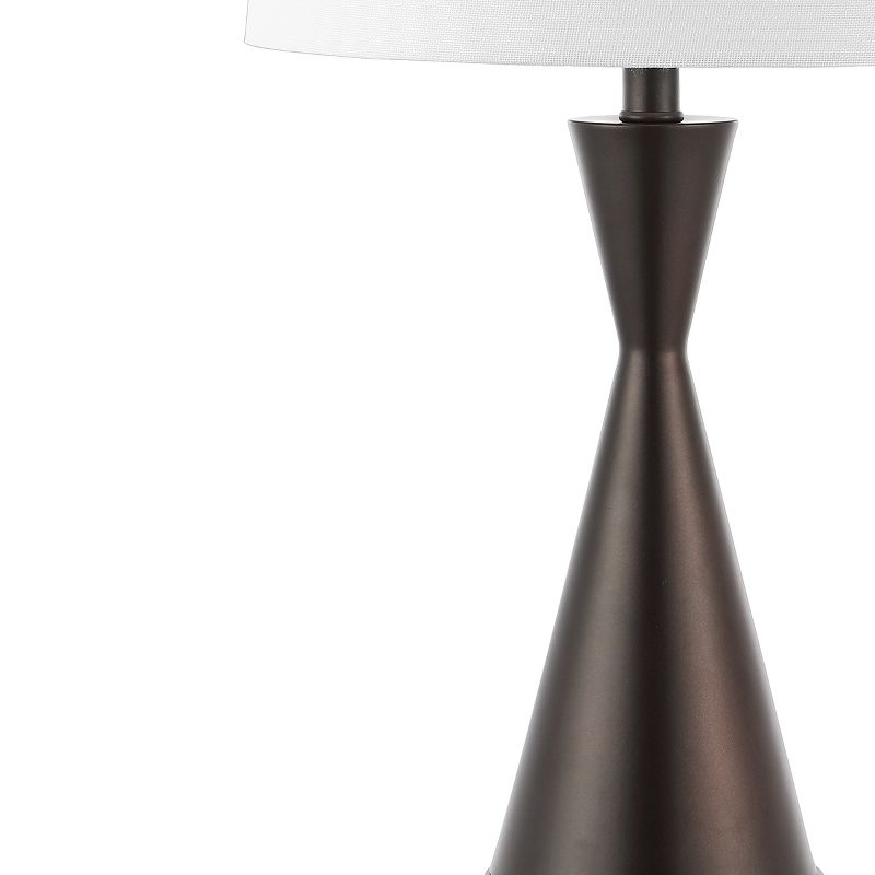 JONATHAN Y Colton French Country Farmhouse Iron LED Table Lamp with USB Charging Port, 5 of 9