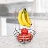 Spectrum Diversified Euro Small Tree & Basket Hanger & Fruit Basket, Silver - 4 of 4