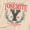 Yosemite National Park Laurel Wreath Adult T-Shirt Cream - 2 of 4