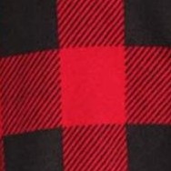 red - buffalo plaid
