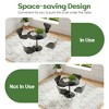 31.5" Small Round Dining Tulip Table Seats Up to 2-4 People,Wood Tabletop with Metal Pedestal Base - 3 of 4