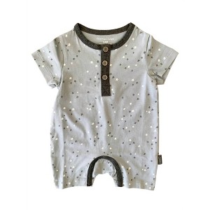 Girl Kids' Star Printed Jersey Romper - Copenhagen Delights - 1 of 3