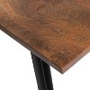 Set of 2 Bench Indoor Solid Wood-Christopher Knight Home - 3 of 4