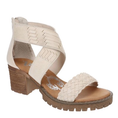 Women's Wo's Vana Embossed Heel Sandal - Very G