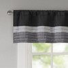Polyoni Pintuck Light Filtering Striped Window Valance, Lightweight Textured Rod Pocket Top Valance for All Seasons - 2 of 4
