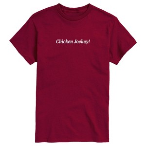 Men's - Instant Message - Chicken Jockey Gamer Short Sleeve Graphic T-Shirt - 1 of 4