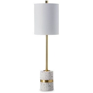 Signature Design by Ashley Maywick Table Lamp: Terrazzo Style, Mid-Century Influence, Ambient Lighting - 1 of 4