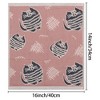 Unique Bargains Home Decor Kitty Pattern Absorbent Kitchen Towels 14 x 16 Inch 12 Pcs - 3 of 4