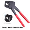 Yescom 3/4" Pex Crimping Tool Crimper with Go/no Go Gauge for Copper Ring Plumping Crimps - Red - 3 of 4