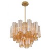 Crystorama Lighting Addis 6 - Light Chandelier in  Aged Brass - 4 of 4