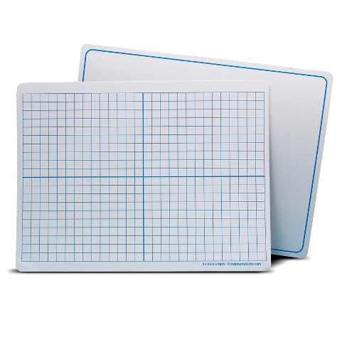 U Brands Non Magnetic Double Sided Dry Erase Lap Boards 12 X 9 10