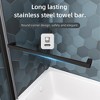 NicBex Shower Door 44-48" Wx74"H Bypass Sliding Shower Door with 5/16" (8mm) Tempered Glass with Reversible Installation - 3 of 4