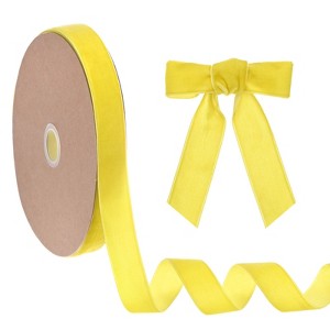 Unique Bargains Velvet Single Side Christmas Vintage Ribbon 1 Pc - 1 of 4