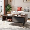 Bestier Mid Century Modern TV Stand for 85 inch TV, 2 in 1 Long TV Cabinet for Living Room - 2 of 4
