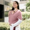 Comfy Cubs Baby Wrap Carrier - Soft and Stretchy Cotton Blend Baby Sling, Hands-Free Infant Carrier - Adjustable One Size Fits All - 2 of 4