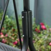 DSVIMOY 3-Person Porch Swing with Stand, Outdoor Swing with Adjustable Tilt Canopy and Comfortable Swing Bench-Style Seat, Gray, 67.75"*43.25"*60.25" - 4 of 4