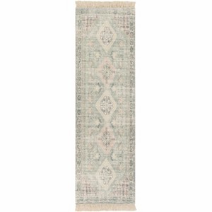Hauteloom Foraker Sage Green Cotton Rug - 1 of 4