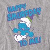 Smurfs Happy Smurfy Day To Me Adult T-Shirt Athletic Heather - 2 of 4