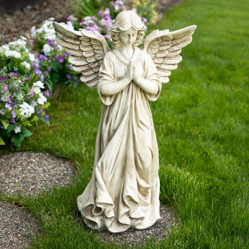 Northlight 29.5" Angel Standing in Prayer Outdoor Garden Statue, 2 of 6