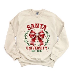 Simply Sage Market Women's Graphic Sweatshirt Santa Coquette - 1 of 4