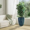 KTMBDW 21.26 Inch Ceramic Pots for Plants Large Planter Pot with Drainage Hole Flower Pot for Indoor Outdoor Decor - 2 of 4