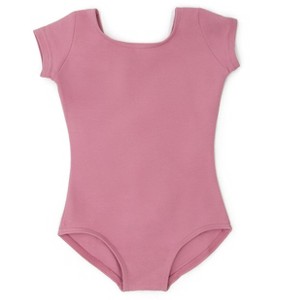 Capezio Short Sleeve Leotard - Girls - 1 of 4
