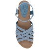 Journee Collection Womens Kimmie Ankle Strap Flat Sandals - 4 of 4