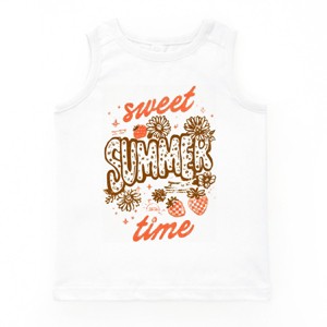 The Juniper Shop Sweet Summer Time Strawberry Youth Tank Top - 1 of 4
