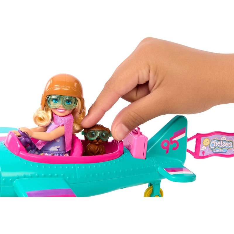 Barbie Chelsea Can Be&#8230; Plane Doll &#38; Playset, 2-Seater Aircraft with Spinning Propellor &#38; 7 Accessories, 3 of 7