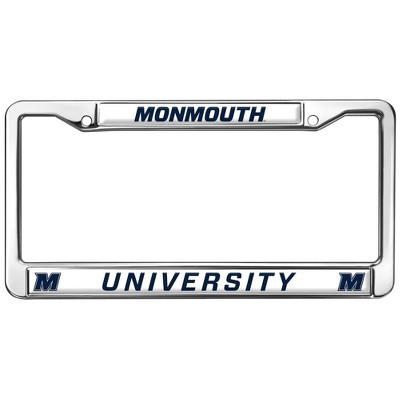 Monmouth University School Logo Full Size Standard License Plate Metal Frame