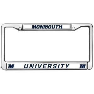 Monmouth University School Logo Full Size Standard License Plate Metal Frame - 1 of 4