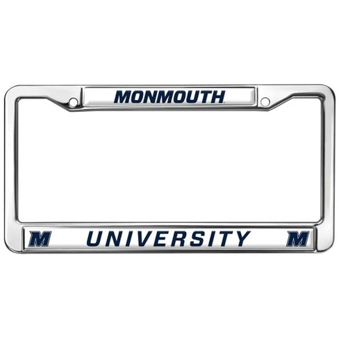 Monmouth University School Logo Full Size Standard License Plate Metal Frame - image 1 of 4