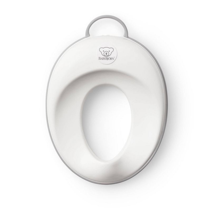 BabyBjorn Toilet Training Seat - White/Gray, 1 of 6
