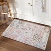 Vintage Area Rug Bohemian Washable Rug Soft Low Pile Rugs for Living Room Bedroom Dining Room - image 3 of 4