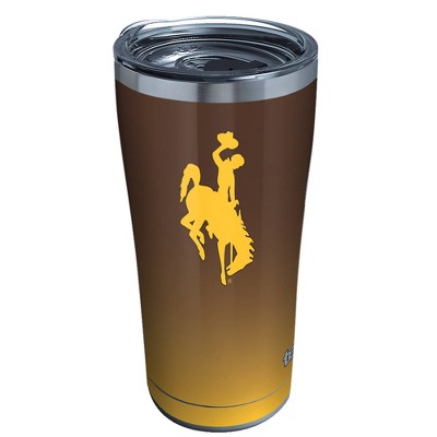 NCAA Wyoming Cowboys 20oz Ombre Stainless Steel Tumbler with Lid