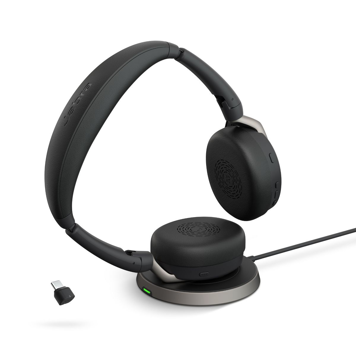 Jabra Evolve2 65 Flex - USB-C UC Stereo (Wireless Charging) Wireless Headset / Music Headphones