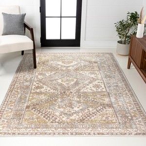 JONATHAN Y Darija Ornate Geometric Medallion Area Rug - 1 of 4