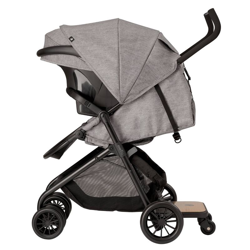 Evenflo Sibby Travel System with Stroller &#38; Car Seat - Mineral Gray, 4 of 28